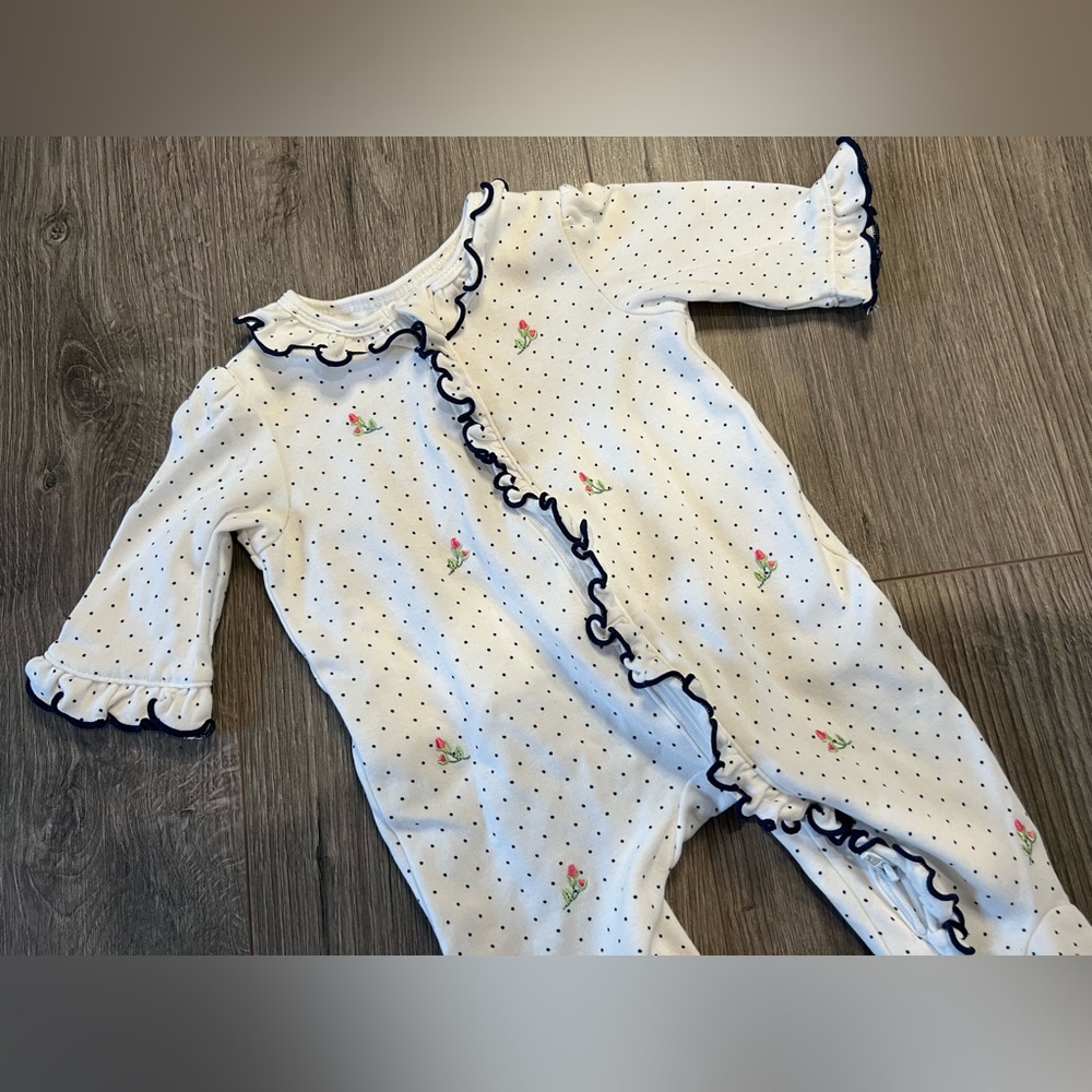 Little Me Rosebud Zip Once Piece